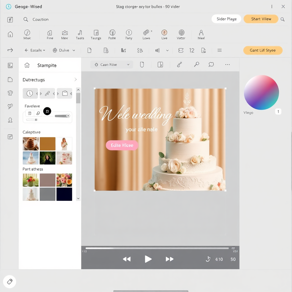 AI Website Builder Interface