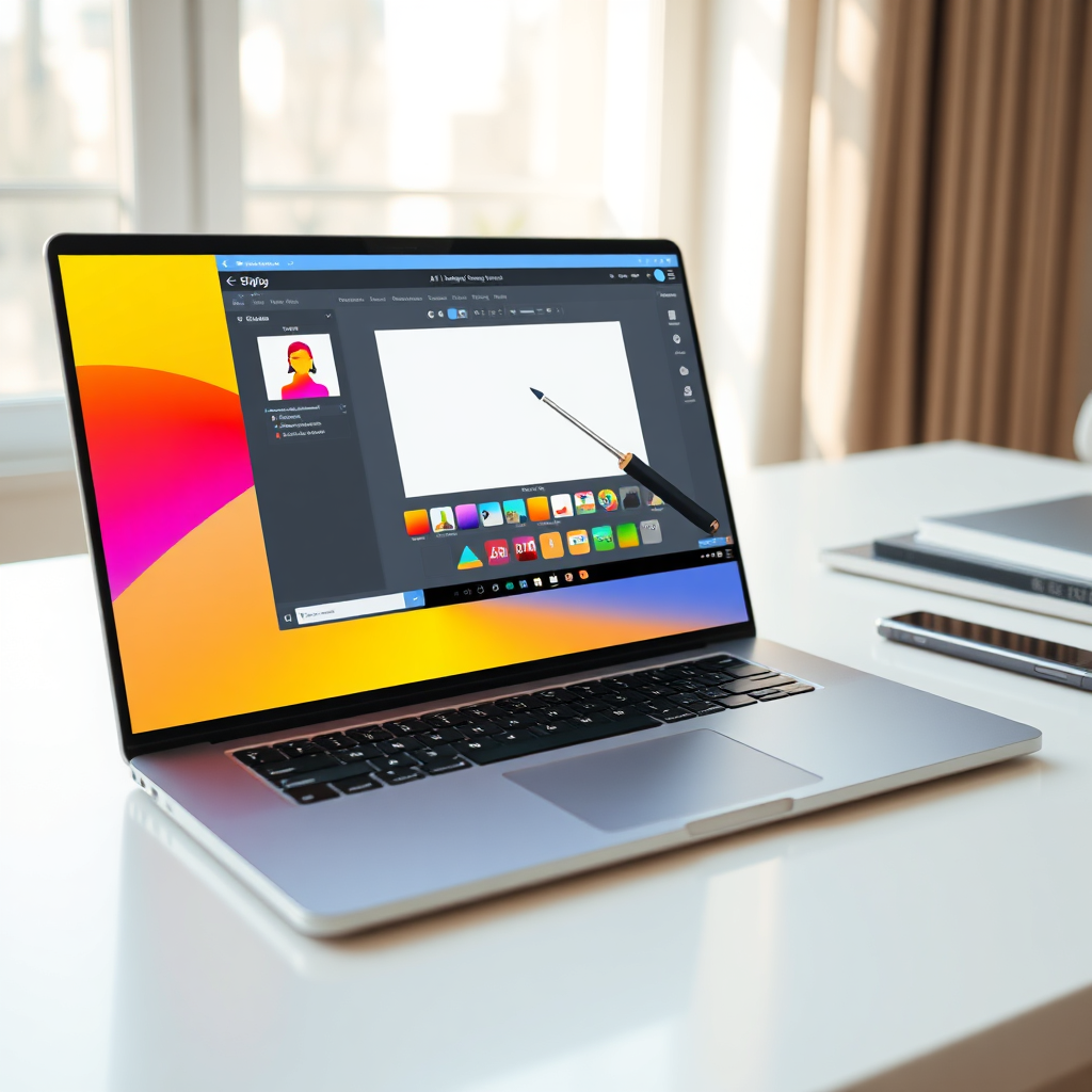 Canva interface showing AI background remover