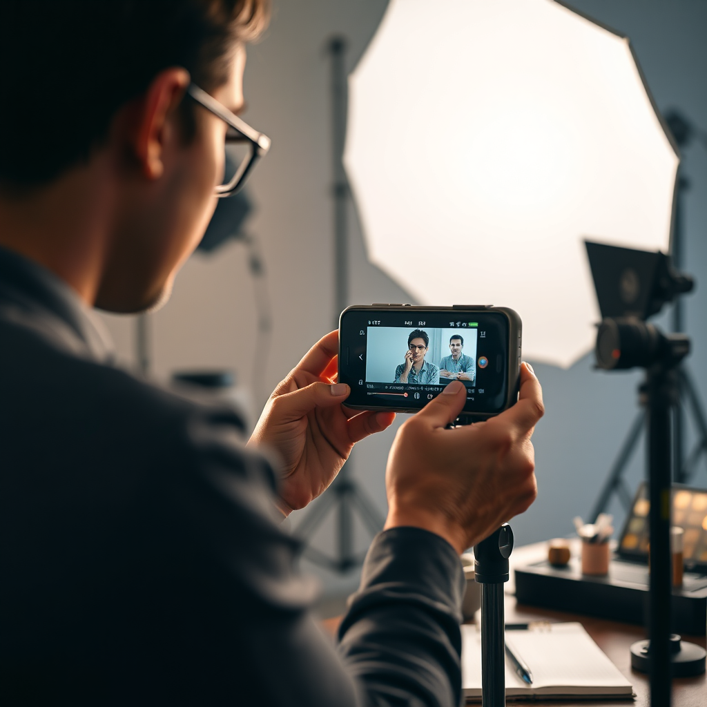 Behind the scenes Instagram post