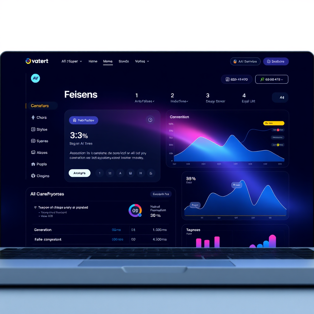 AI Website Builder Interface Preview