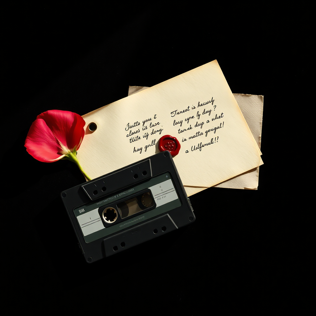 Romantic birthday song cover art