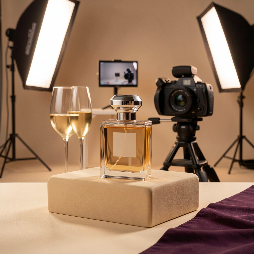 Perfume video production studio setup