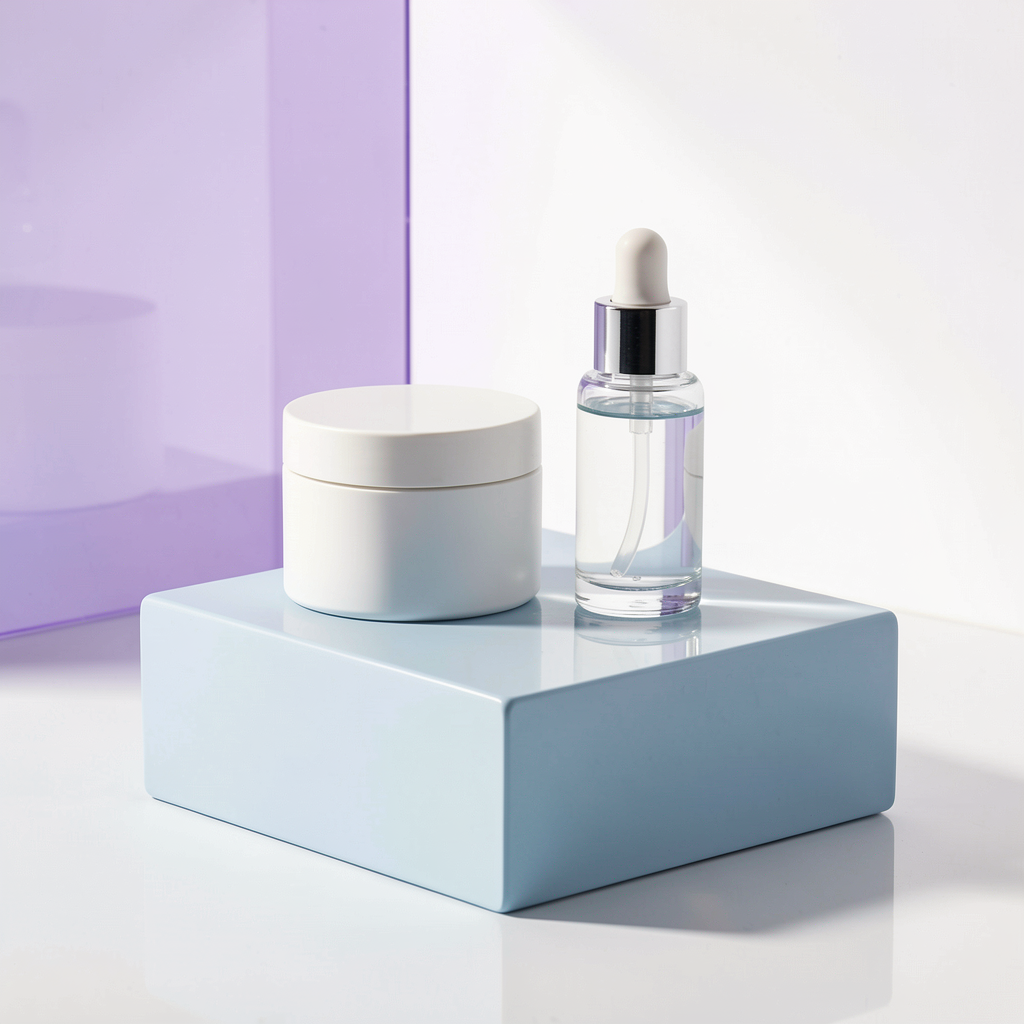 Skincare product visual concept