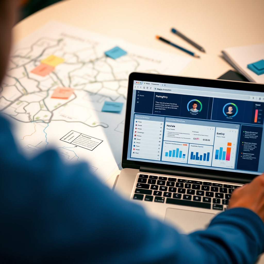 Thumbnail showing an editorial dashboard layout with structured navigation