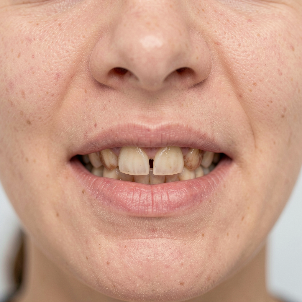 Before treatment close-up