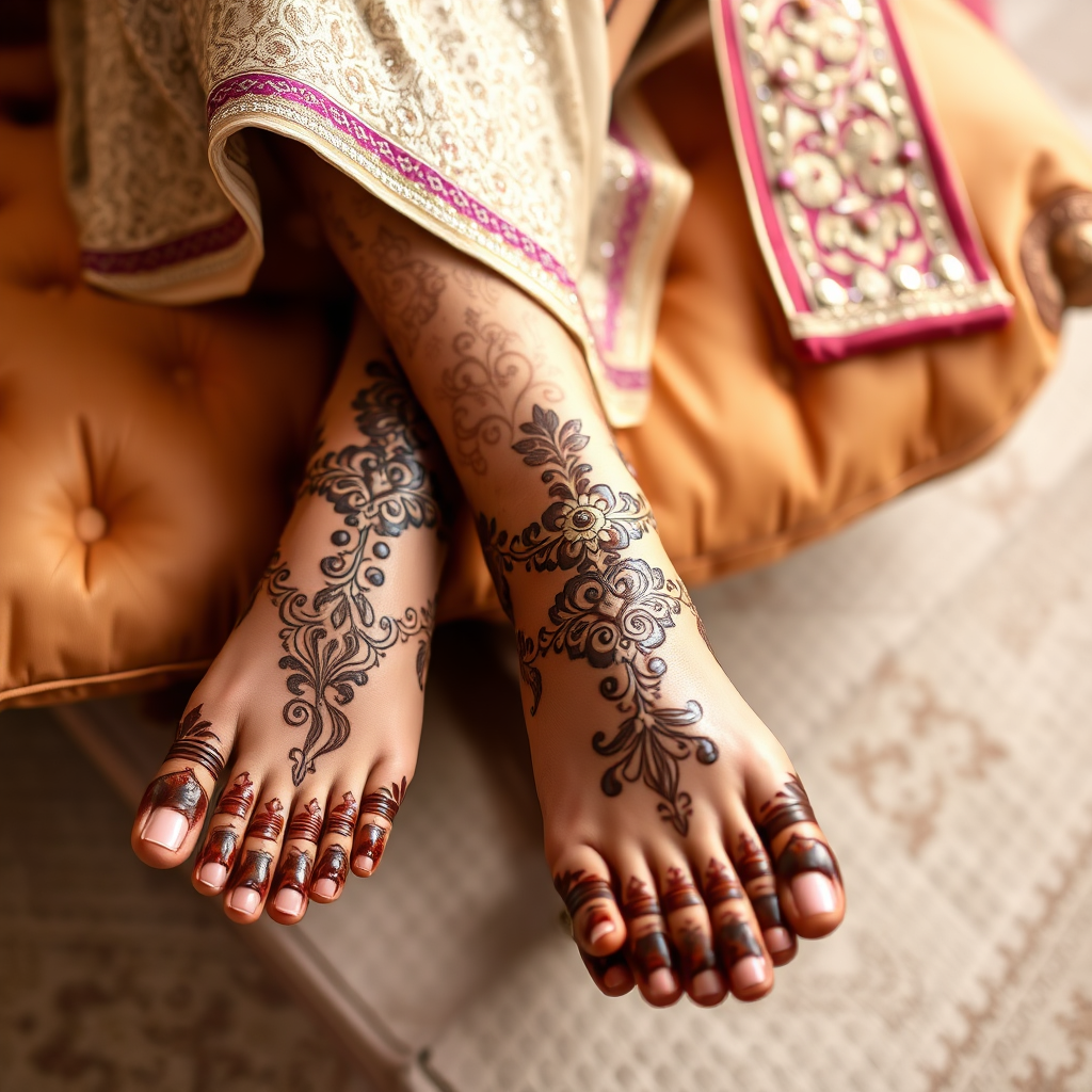Bridal Feet Mehndi