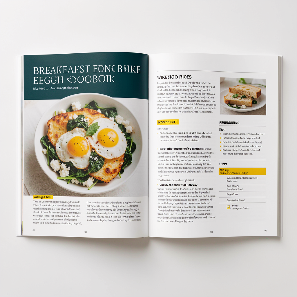 Open cookbook breakfast page