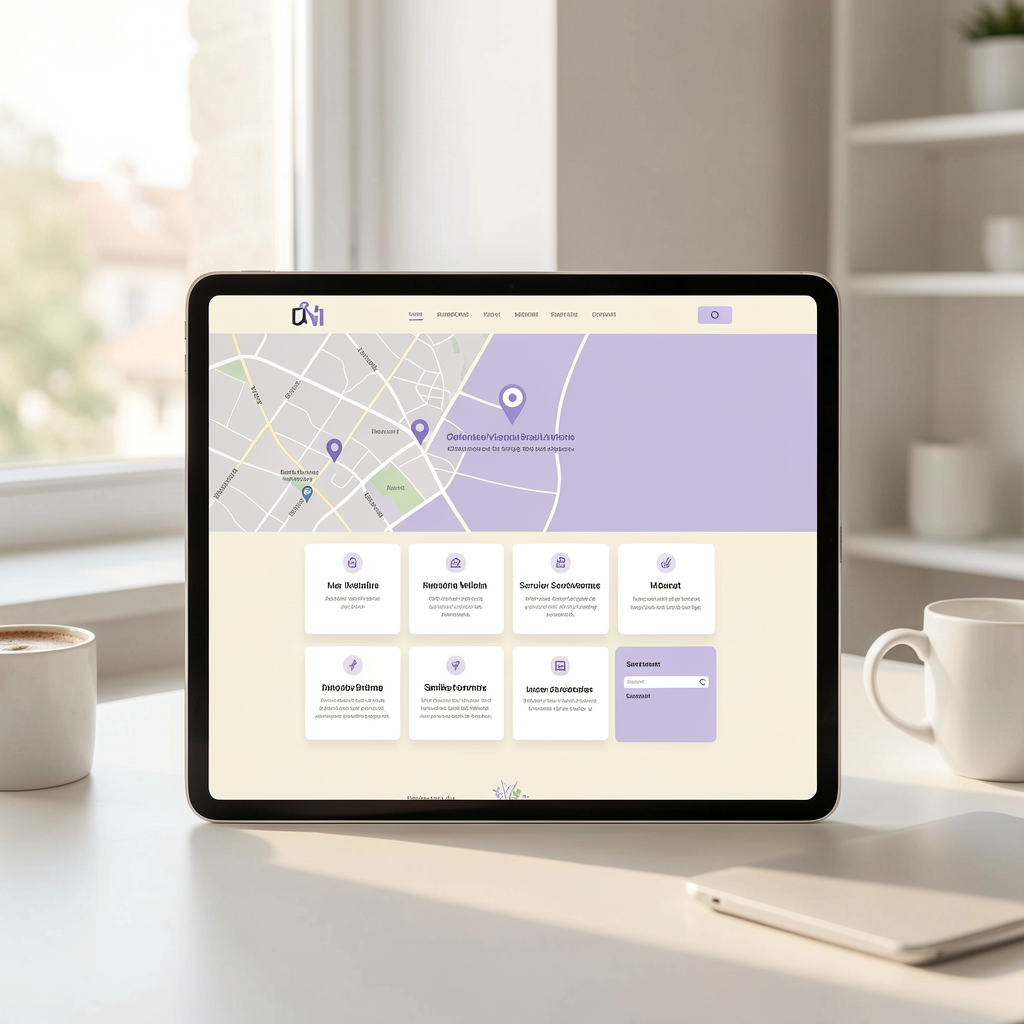 Local business website demonstration