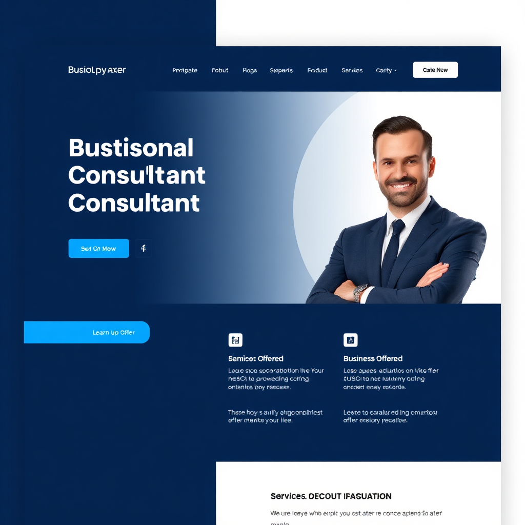 Consultant Website Template