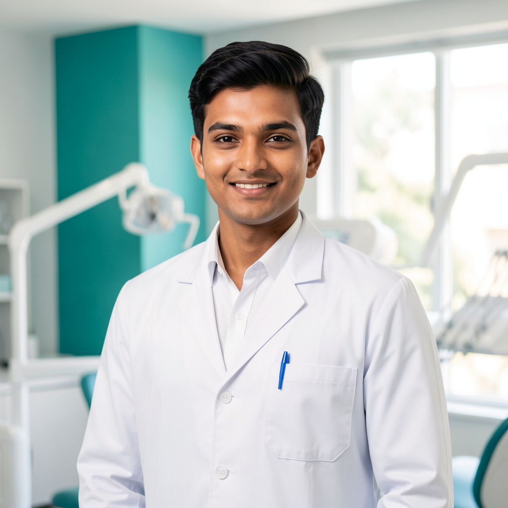 Lead dentist portrait