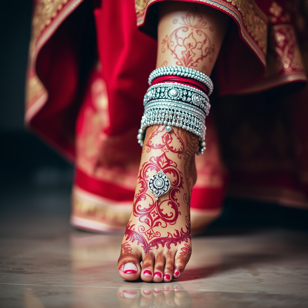 Bridal Feet Mehendi