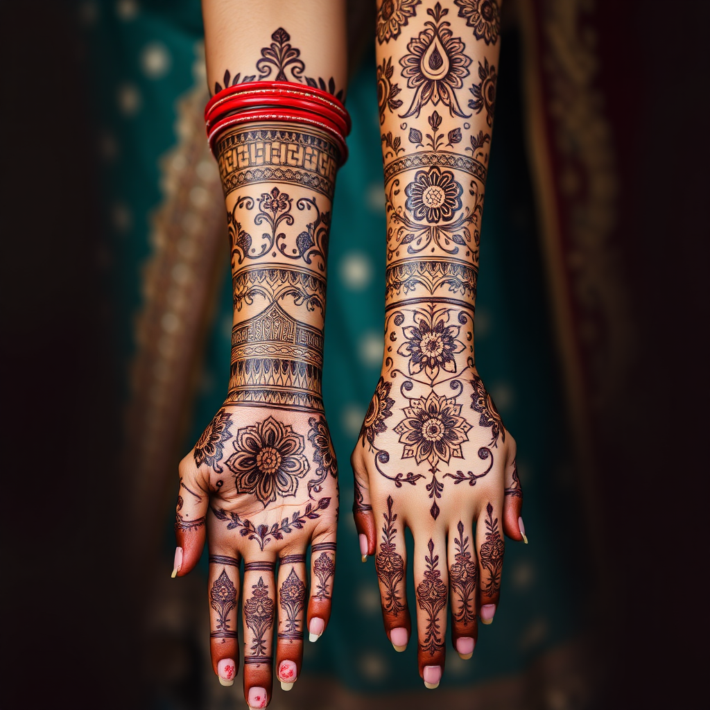 Detailed Bridal Arm