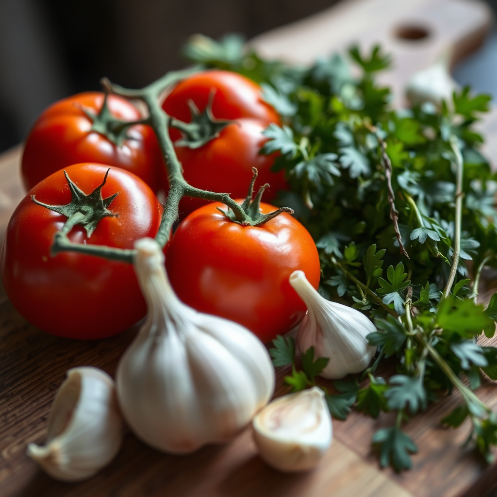 Fresh Tuscan ingredients