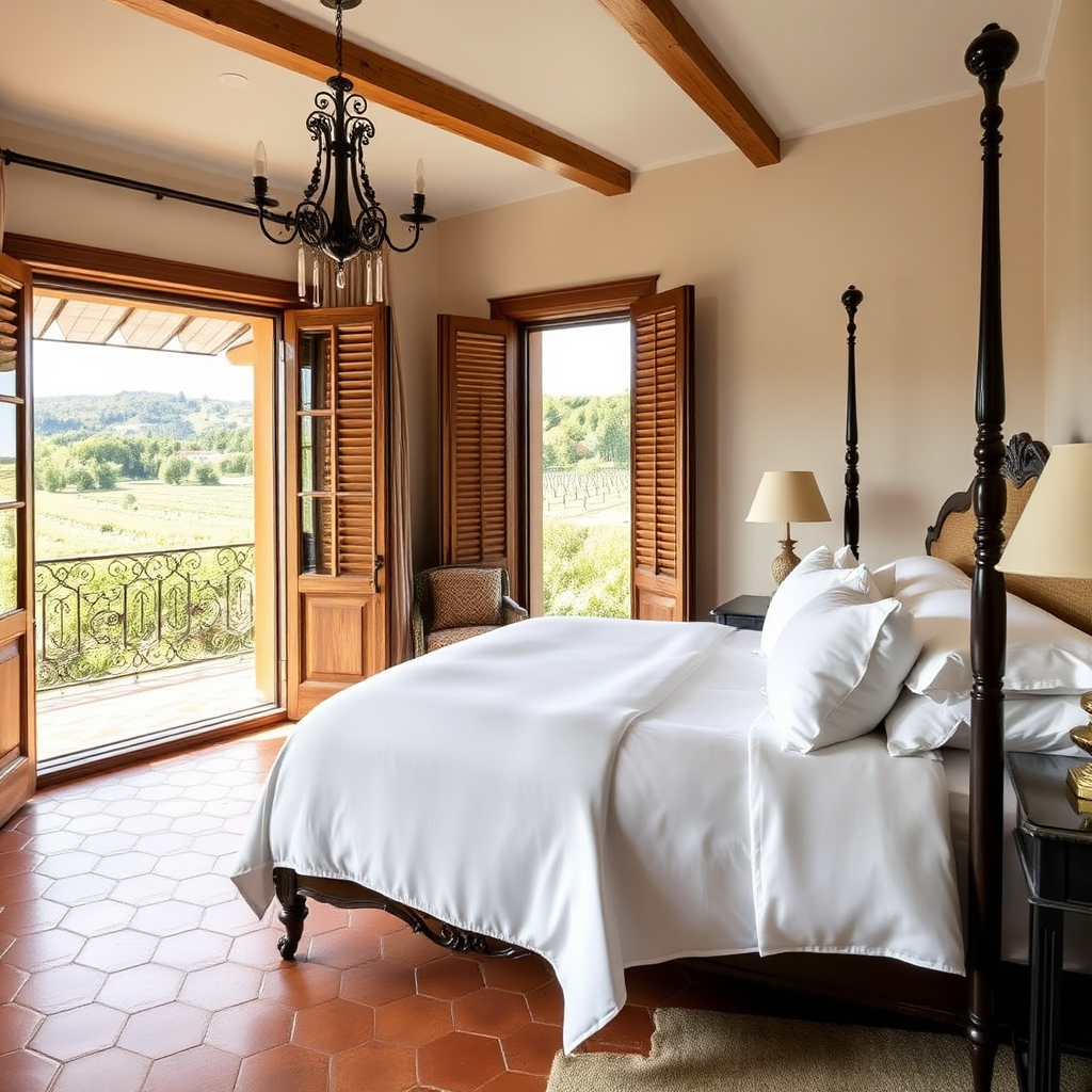 The Vineyard View Suite interior