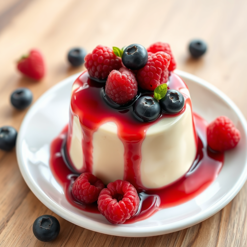 Panna Cotta Ai Frutti Di Bosco