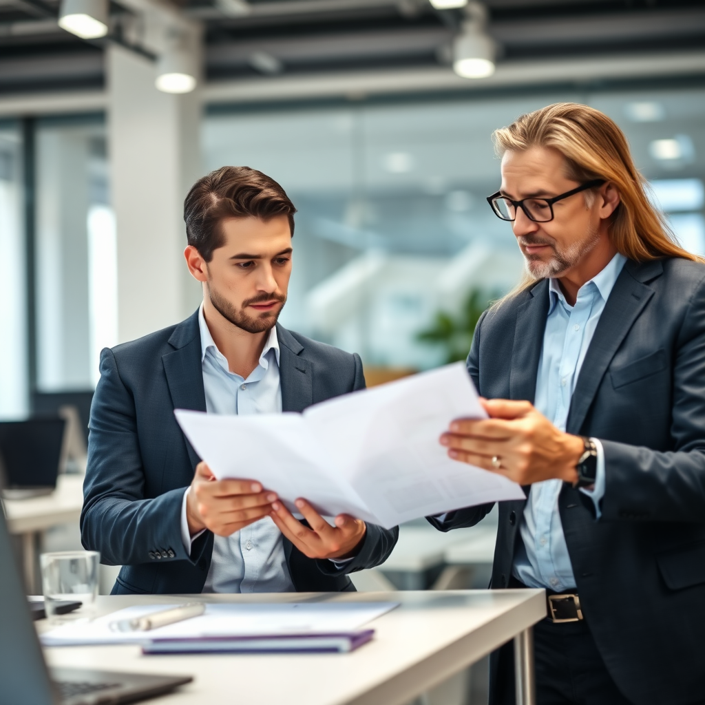 Professionals discussing DVR