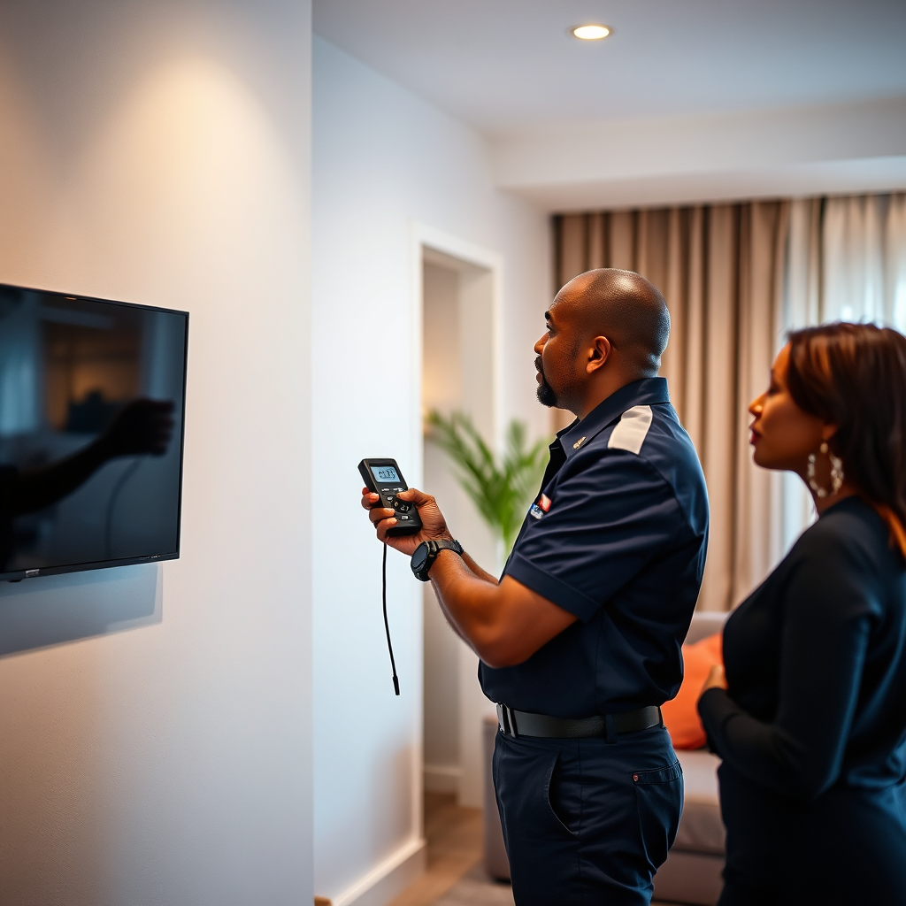 DStv repairs Midrand technician fixing signal problem