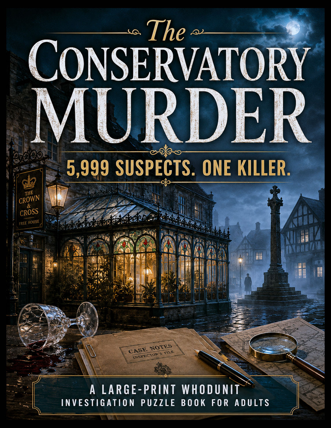 The Conservatory Murder puzzle book cover image
