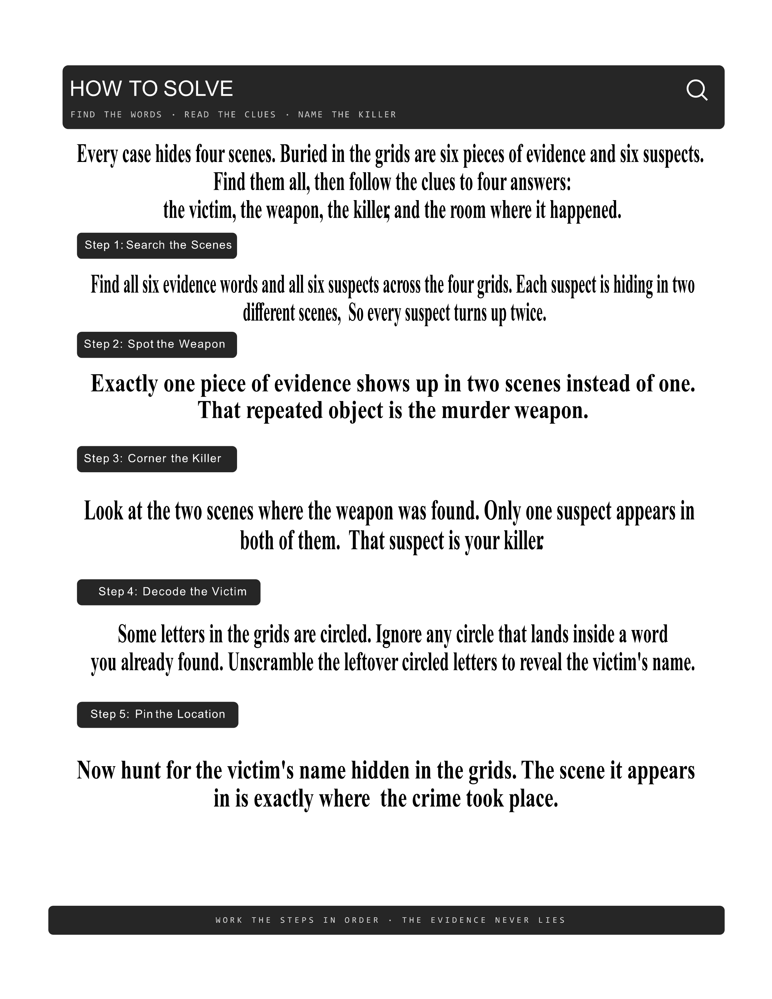 How  to solve the puzzle image