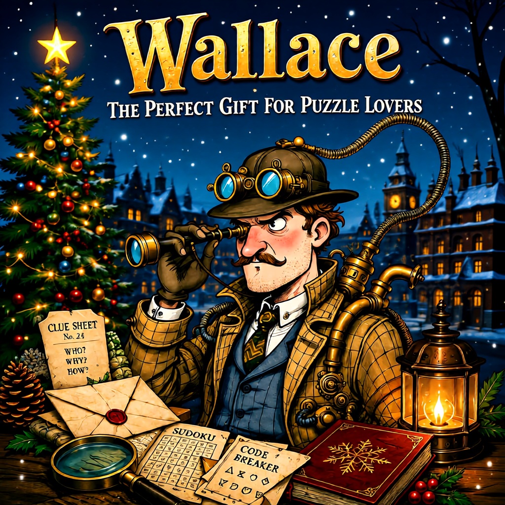 Wallace and the Christmas Case Files  Ad Image