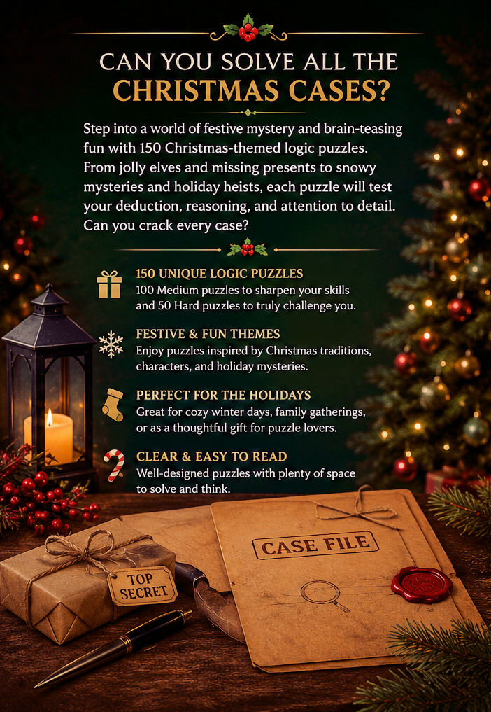 Christmas Case Files Book Back Cover