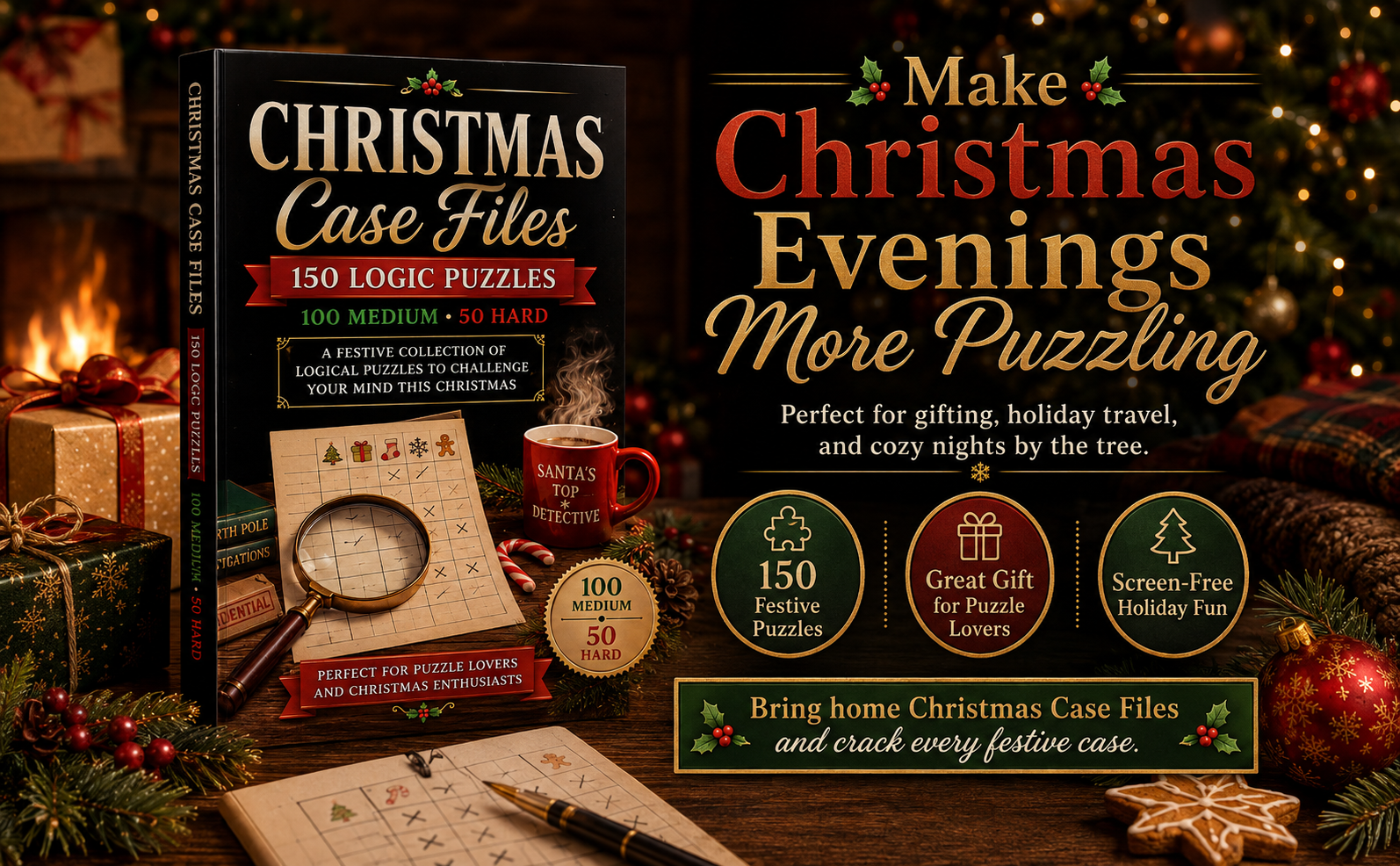 Wallace and the Christmas Case Files  Ad Image