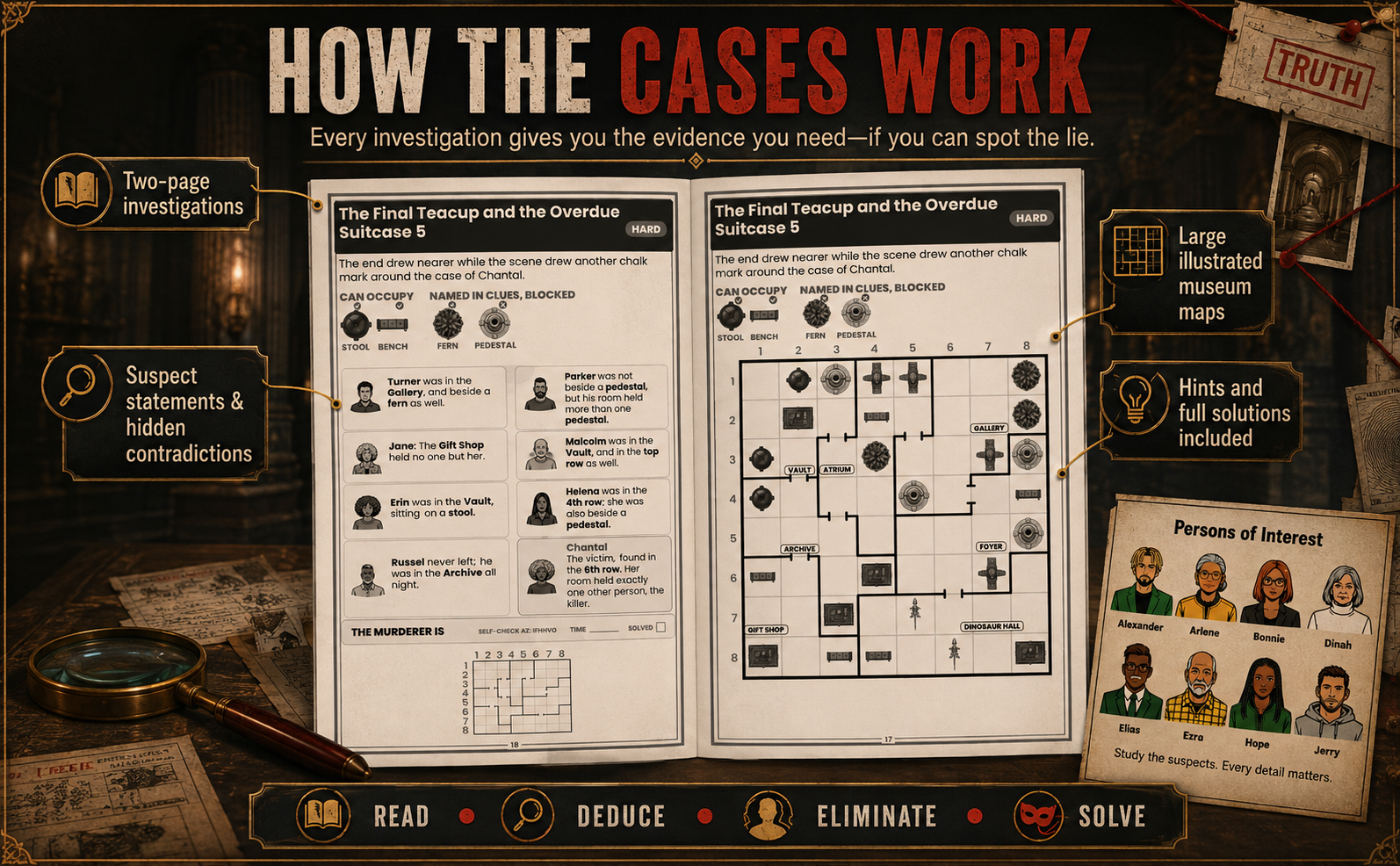 The Killer is Lying Puzzle Book  Ad Image 
