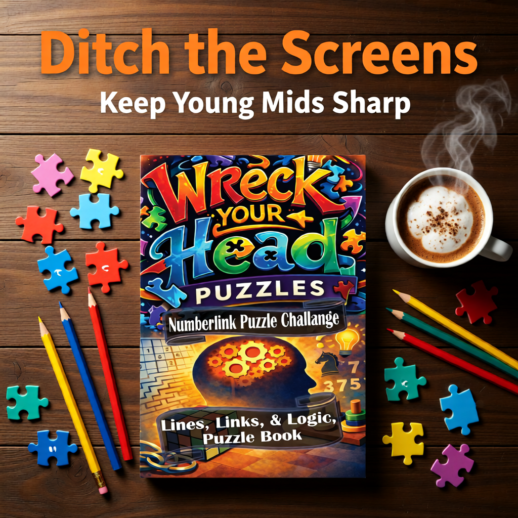 Numberlink Puzzle Book ad image 1