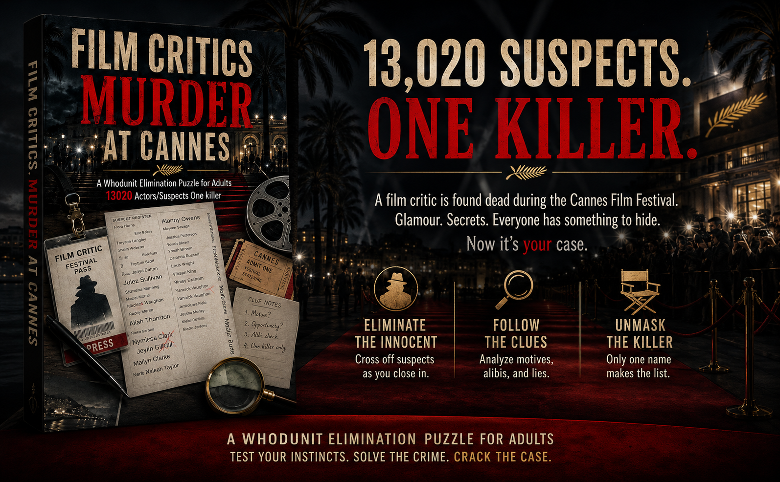 Film Critics Murder at Cannes  Ad Image