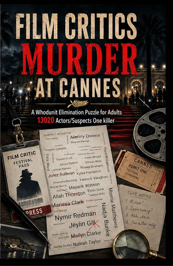 Film Critics Murder at Cannes Front Cover Image