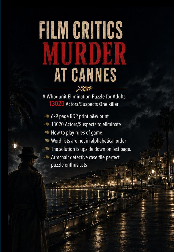 Film Critics Murder at Cannes Back Cover