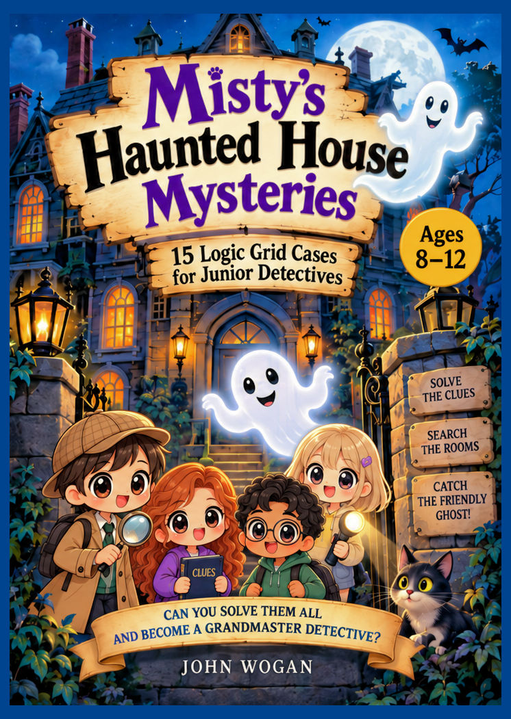 Cover image for misty haunted house mysteries front cover