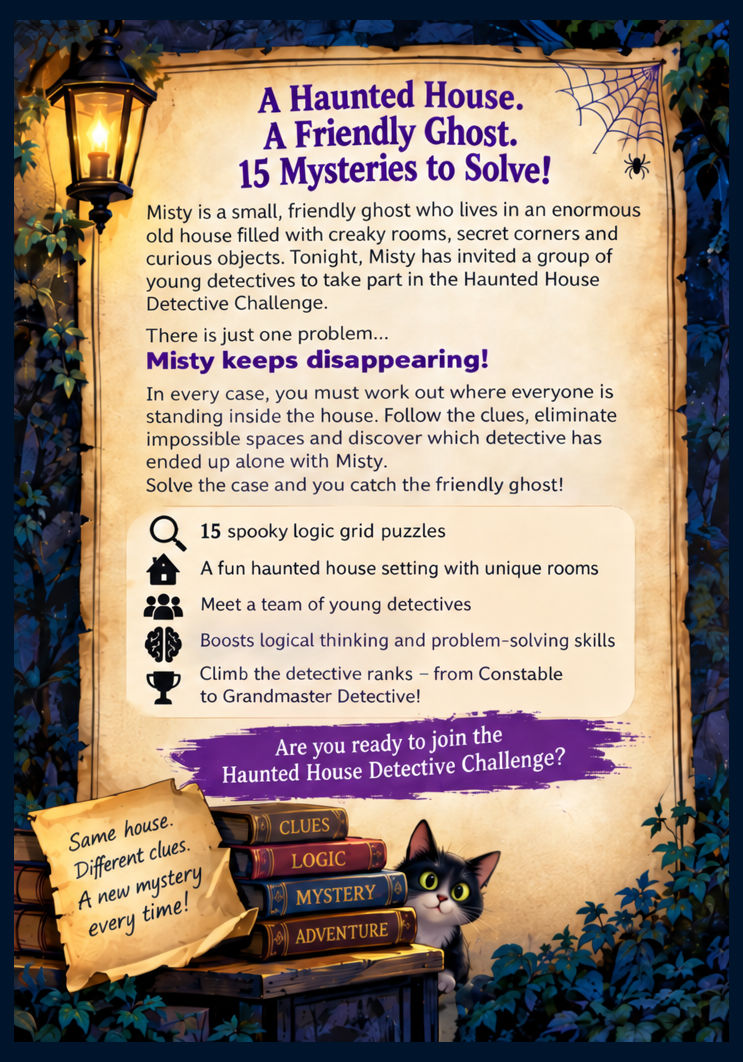 misty haunted house back cover Ad Image 