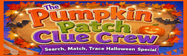 The Pumpkin P[atch Clue Crew Halloween Special Ad Image Banner Image