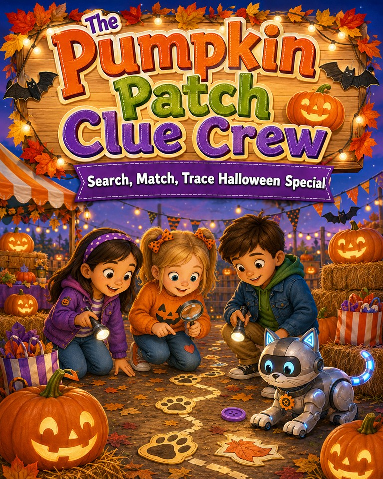 The Pumpkin P[atch Clue Crew Halloween Special  Front Cover Image