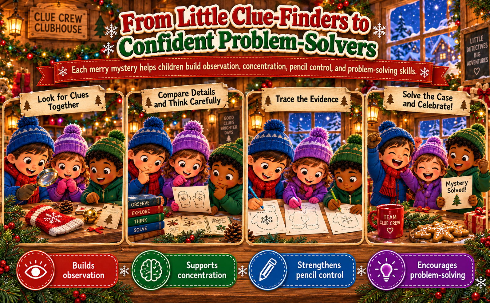 The Christmas Clue Crew Ad Imagee 3