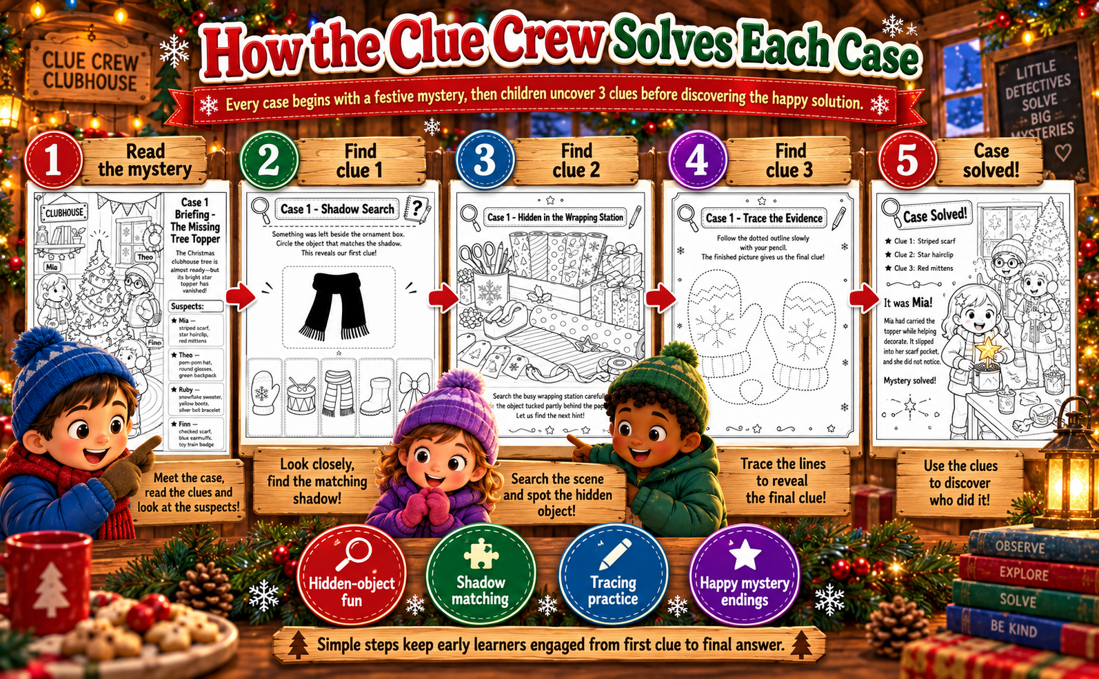 The Christmas Clue Crew Ad Image2