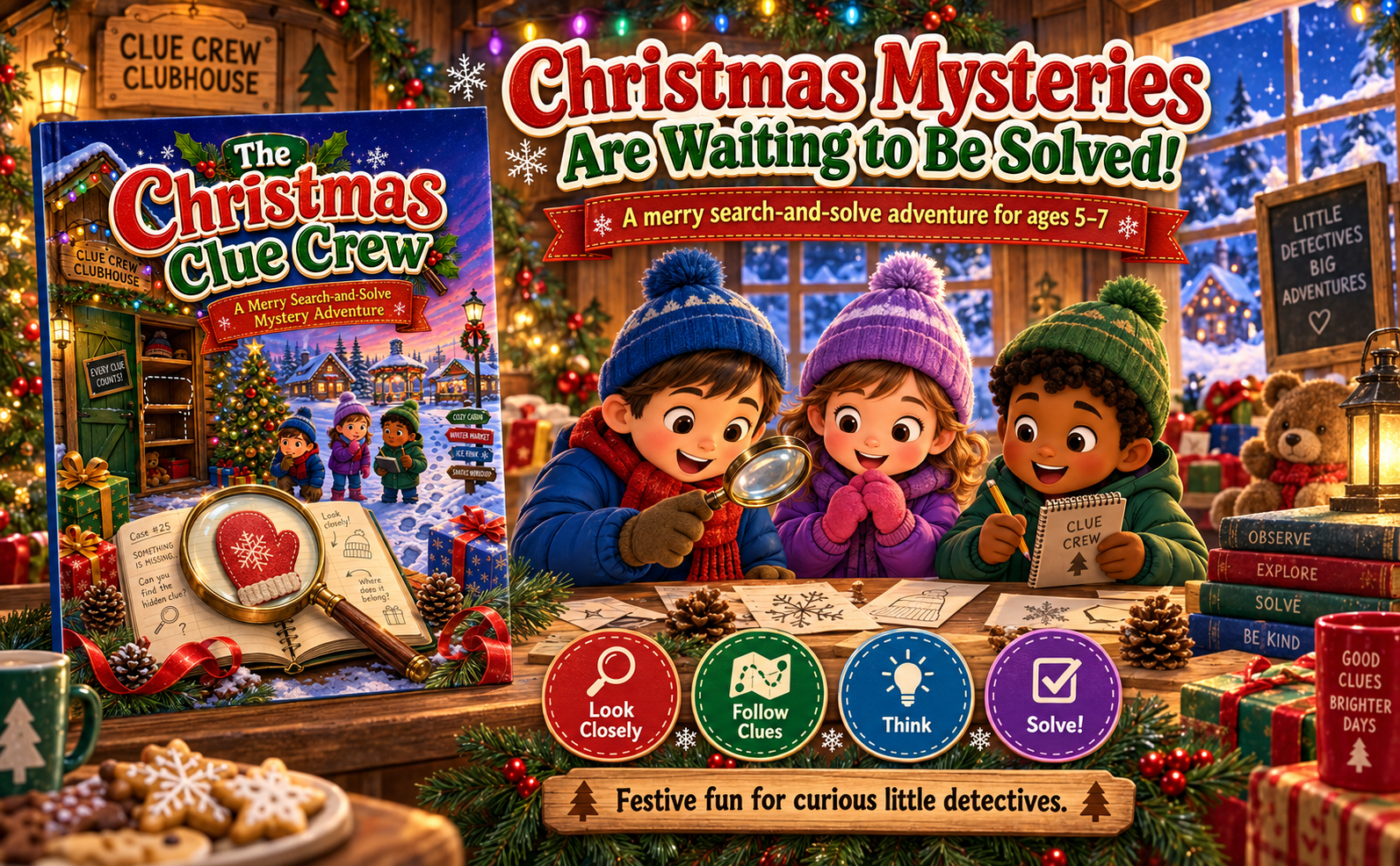 The Christmas Clue Crew Ad Image