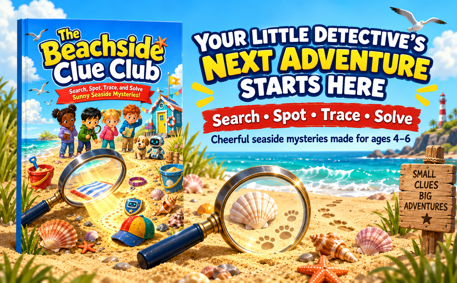 The Beachside Clue Club Ad Image