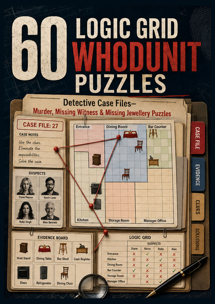 Cover image of puzzle book showing title and design