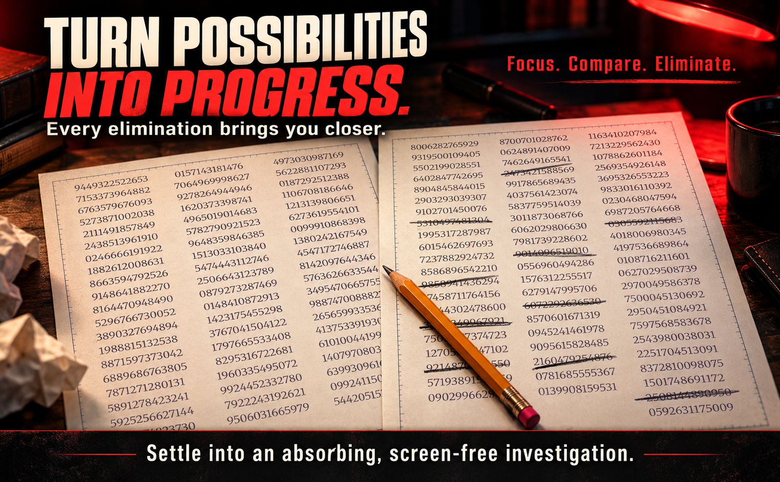 Code Red Delivery One False Package Elimination Puzzle ad image 2