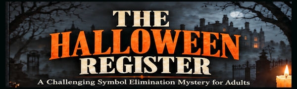 The Halloween Register Mystery Puzzle Banner Image