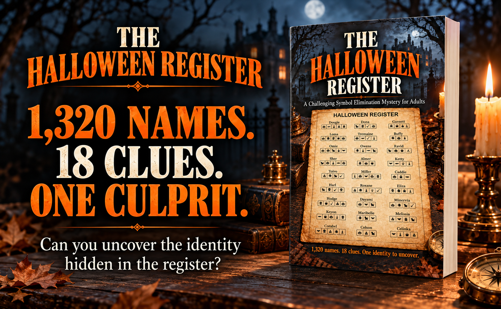 The Halloween Register Mystery Puzzle Ad Image 2