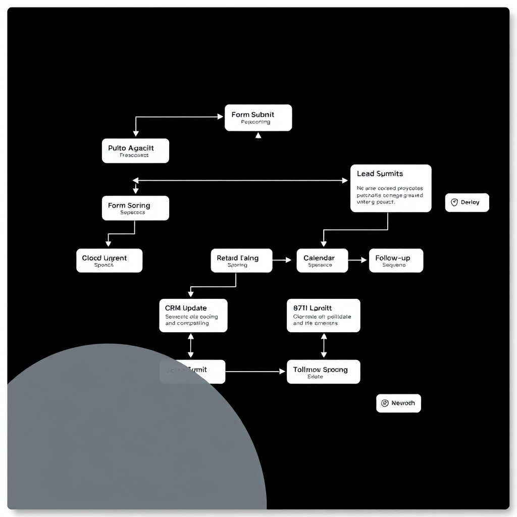 Automation workflow mockup