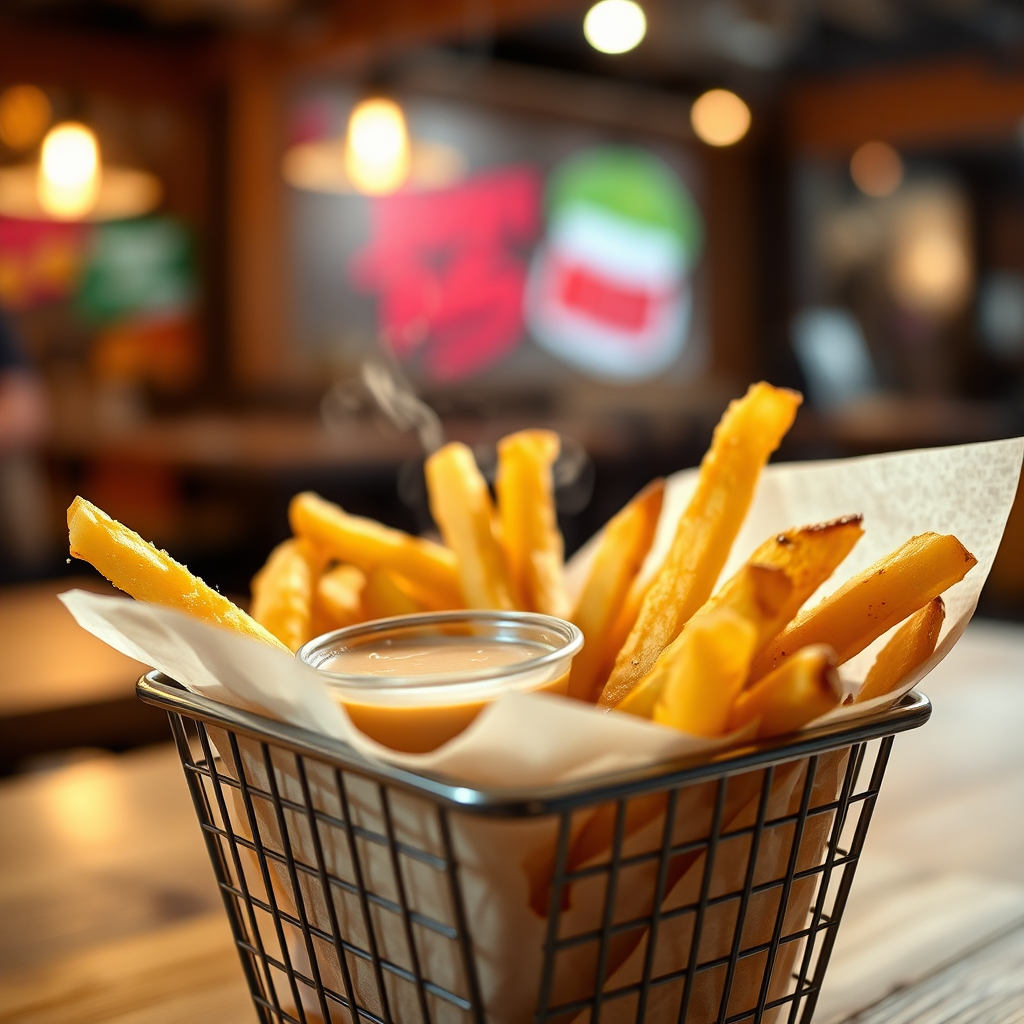Frozen custard sundae close-up