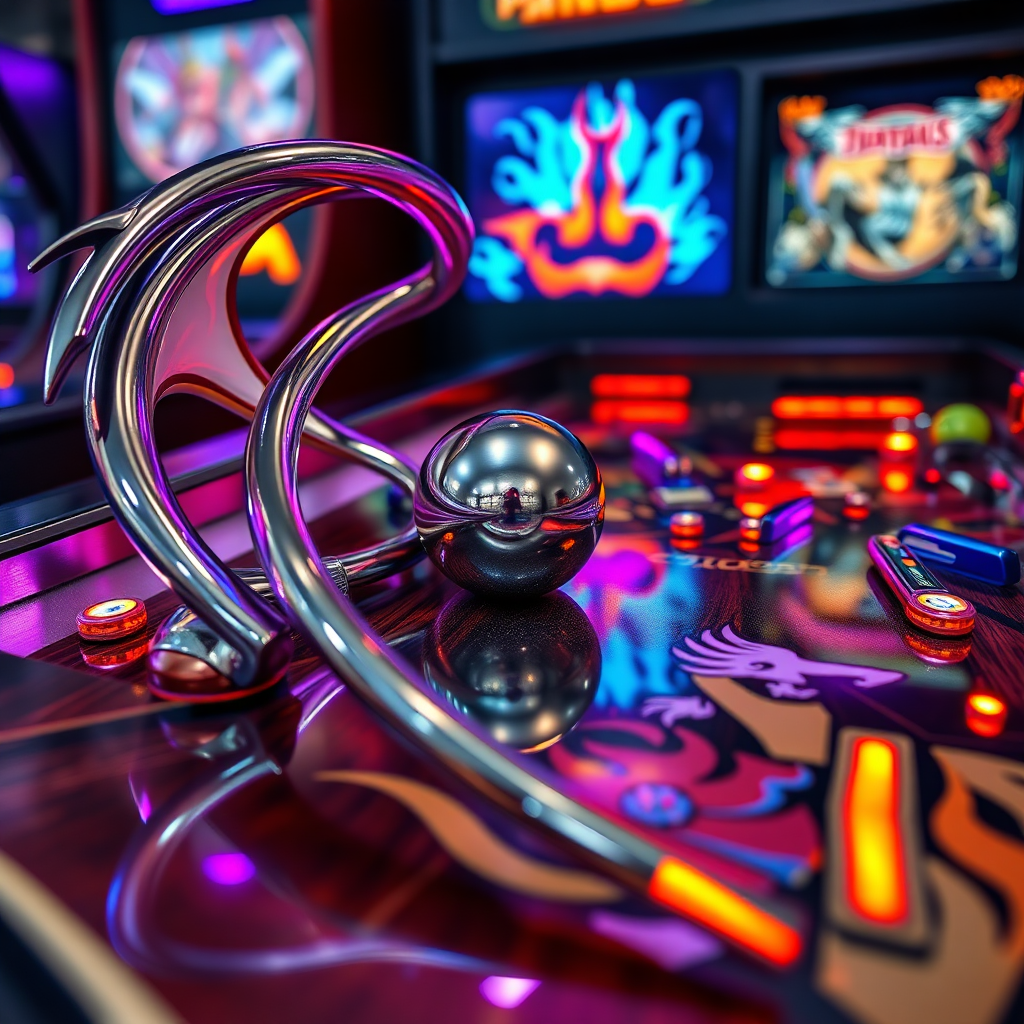 Chrome Dragon Loop pinball machine