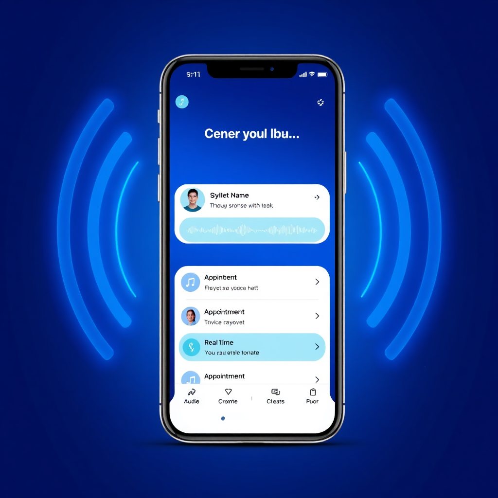 Smart voice agent telephone chat preview
