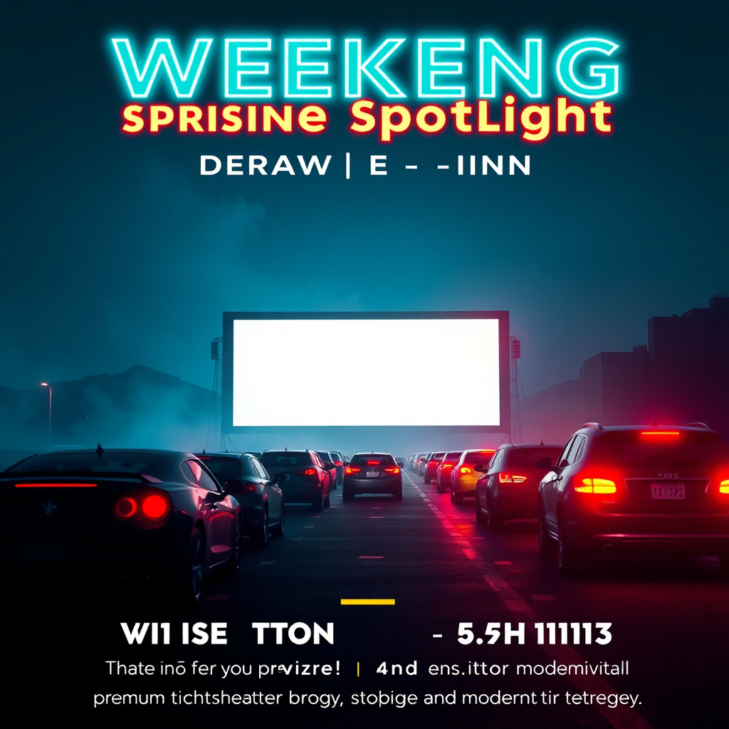 Weekend spotlight poster artwork