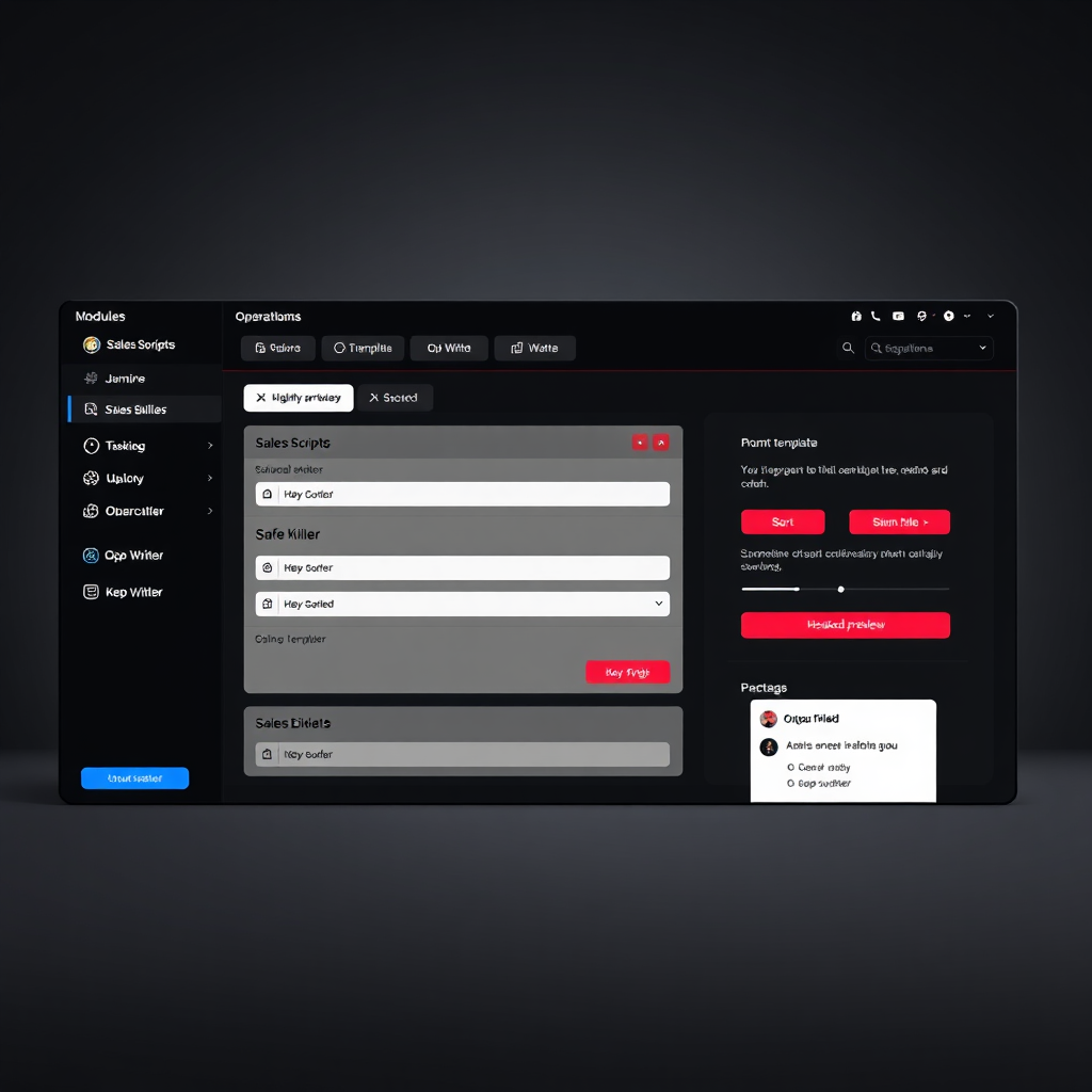 AI operations toolkit mockup