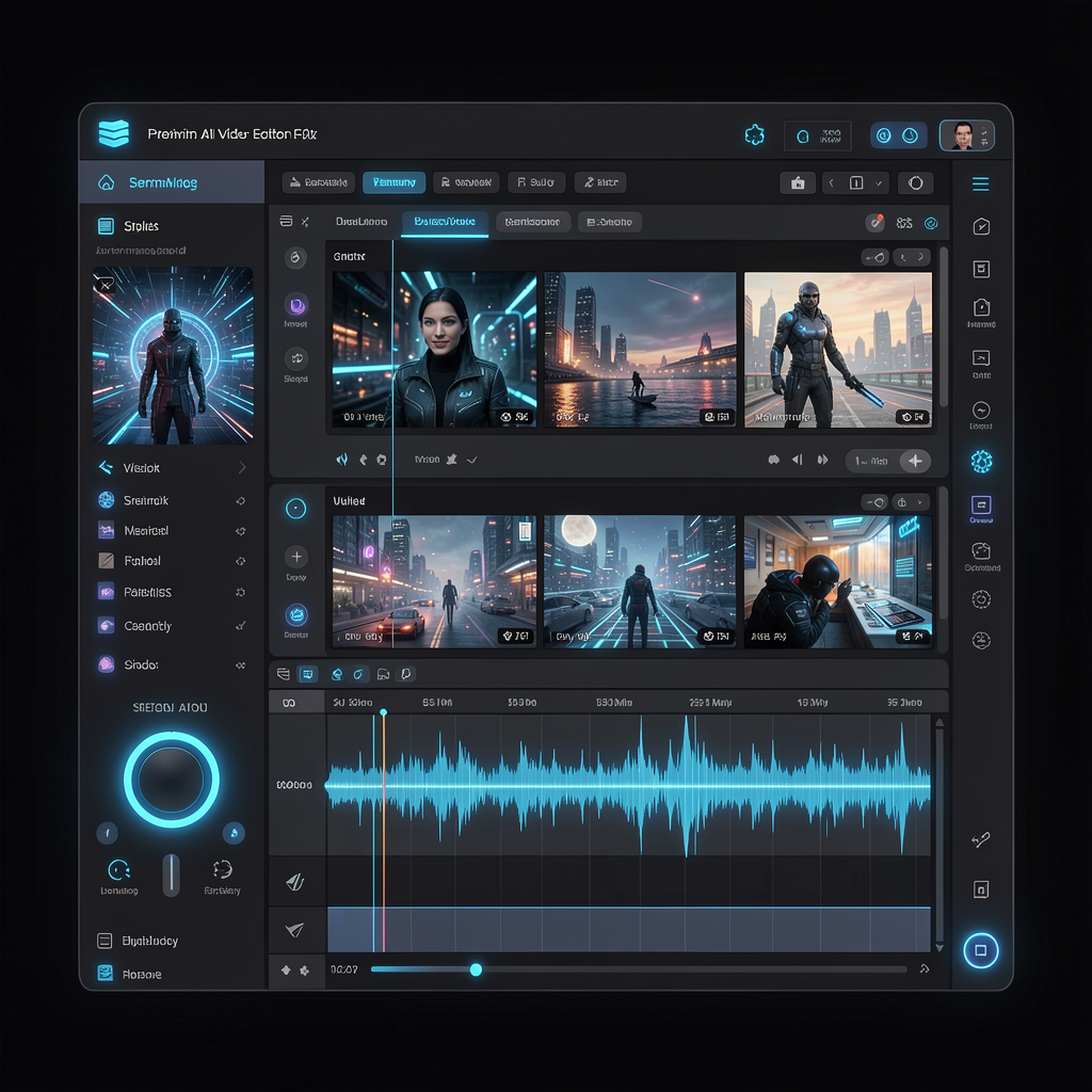 VideoExpress.ai Interface Dashboard